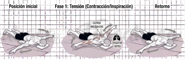 Contraer escápulas